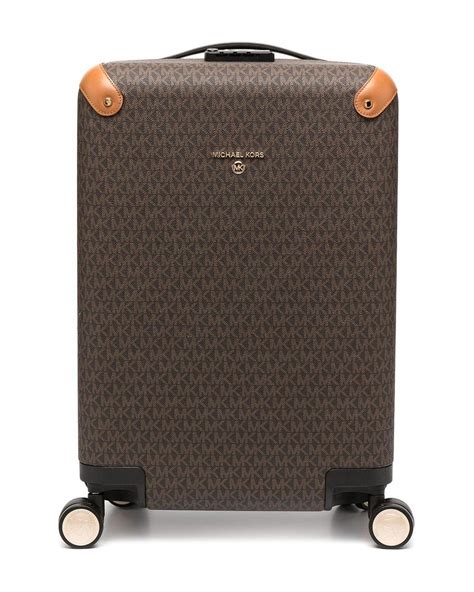 michael michael kors logo suitcase|Michael Kors suitcase sale.